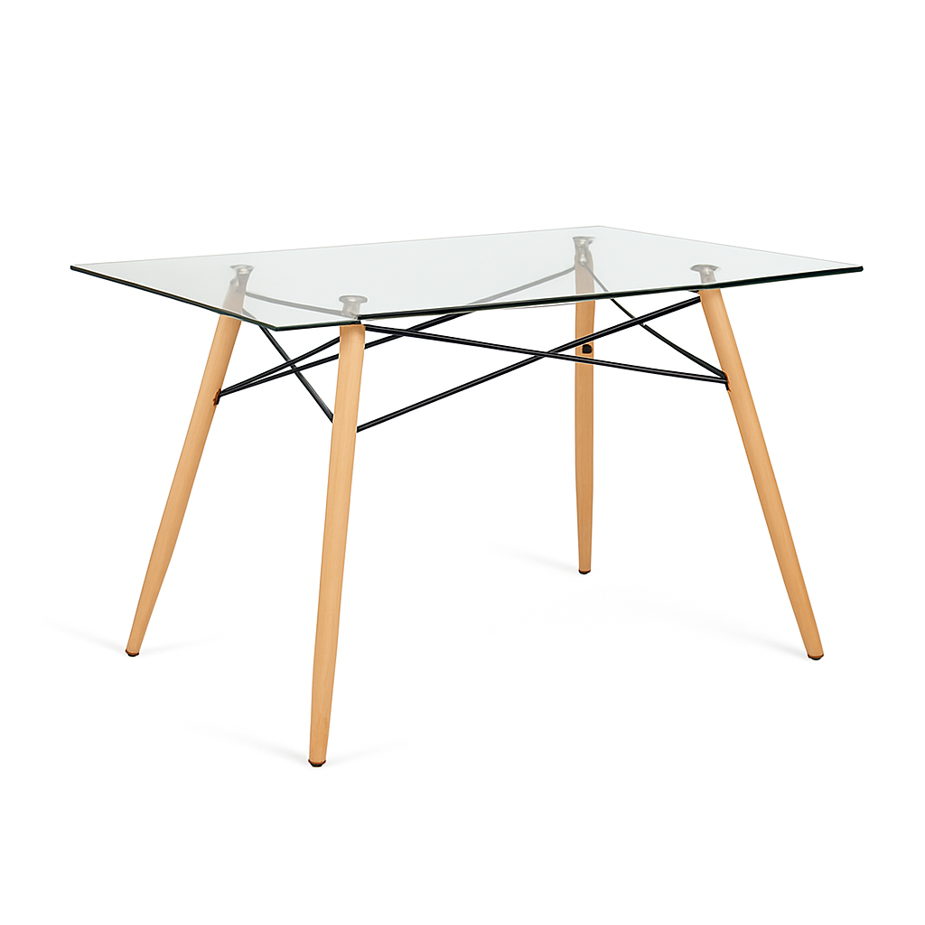 Mesa Jalisco Rectangular de Cristal