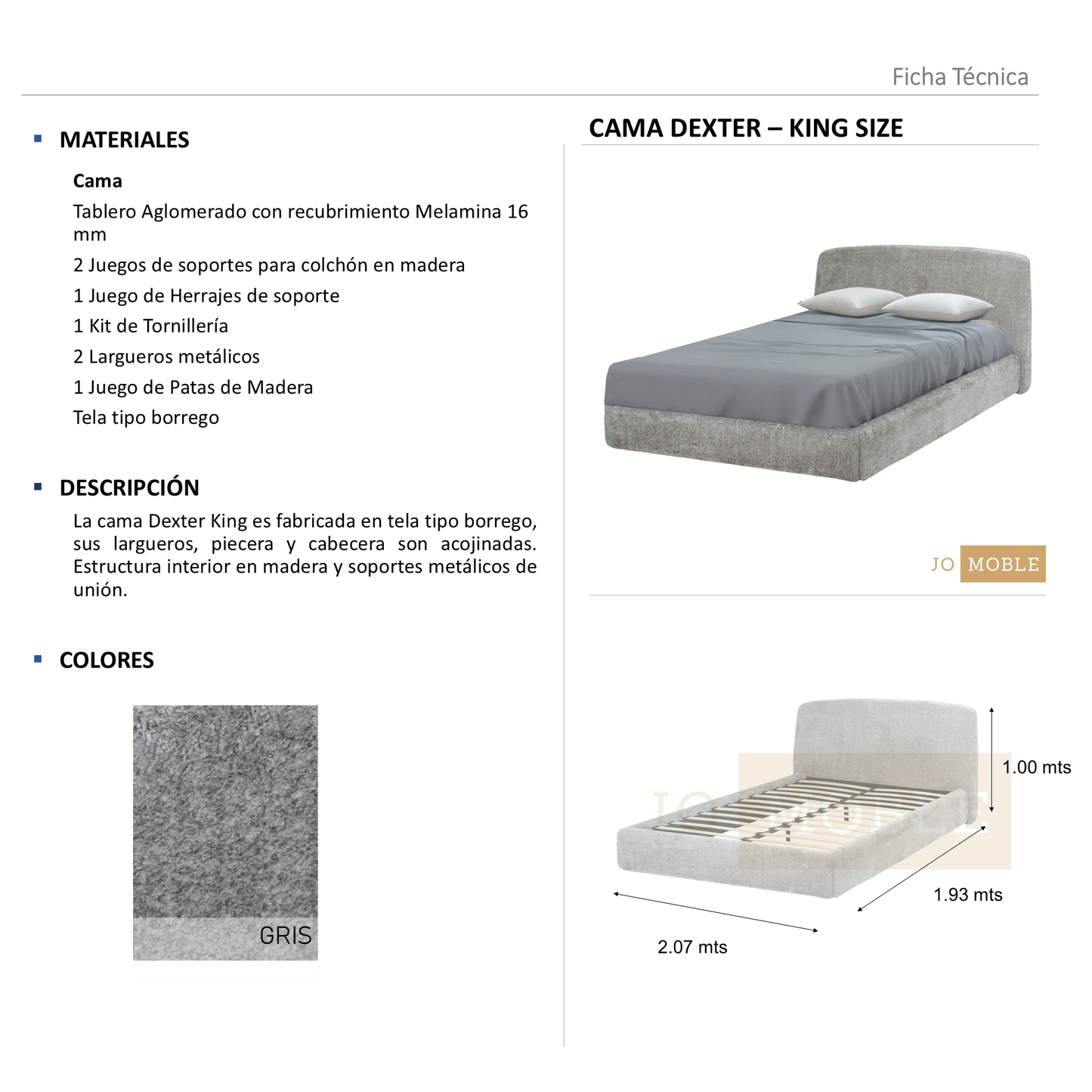 Cama Dexter