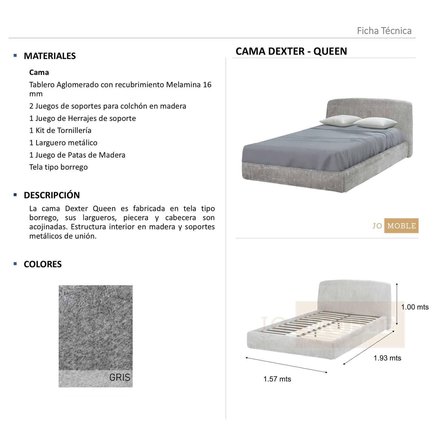 Cama Dexter
