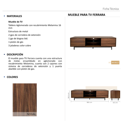Mueble para TV Ferrara