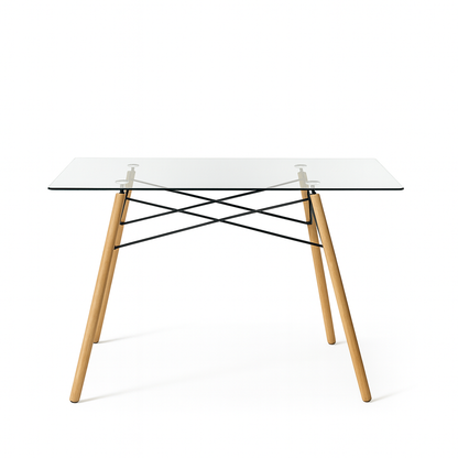 Mesa Jalisco Rectangular de Cristal