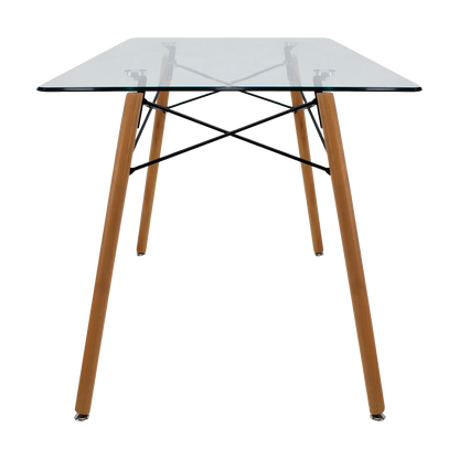 Mesa Jalisco Rectangular de Cristal